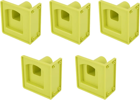 5Pcs 20 Tool Storage Rack ABS Tool Holder Bracket Wall Mount for Workbench Garage Workshop with Screws