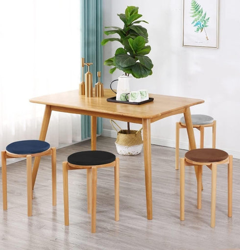 JIQHOHX 1/4 Packs 28 28cm(1 Pack)) Round Chair Cushion Soft Thicken Seat Cushion/Memory Foam Chair Pads Pillow