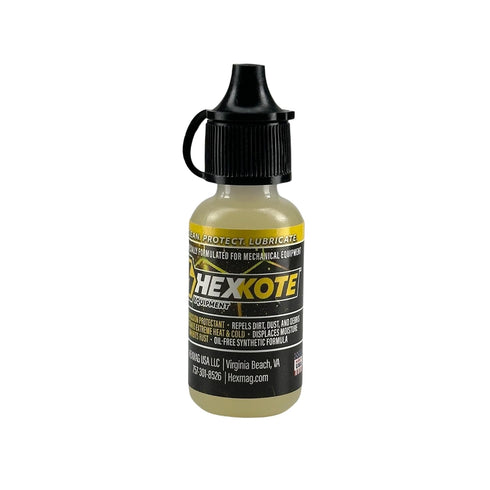 0.50 oz Equipment Door Lock Hinge Garage Dry Lubricant Dropper Bottle, Made in the USA