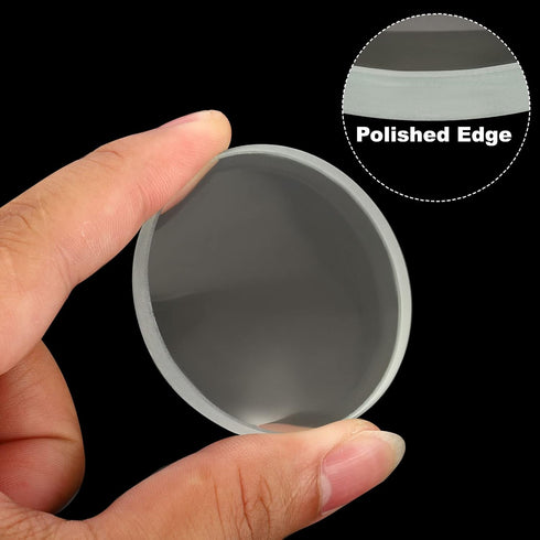 PATIKIL 6" (150mm) Focal Length Double Concave Lens, 2 Pack 50mm Diameter for Physics Experiment, Clear
