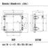 LeMotech Electrical Box, IP67 Waterproof Hinged Cover Junction Box, ABS Plastic Enclosure with Mounting Plate, Grey