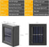 cakuuma 2 IP65 LED Solar Wall Light UP and Down Illuminate Outdoor Sunlight Sensor Lamp Waterproof Modern Nordic Style
