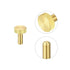 uxcell 10Pcs M6x16mm Knurled Thumb Screws, Flat Brass Bolts Grip Knobs for PC, Electronic, Mechanical