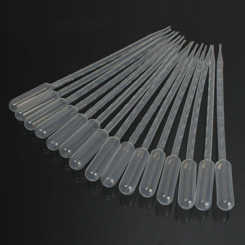 100PCS 10ml Transfer Pipettes, Disposable Calibrated Liquid Droppers for Science Laboratory