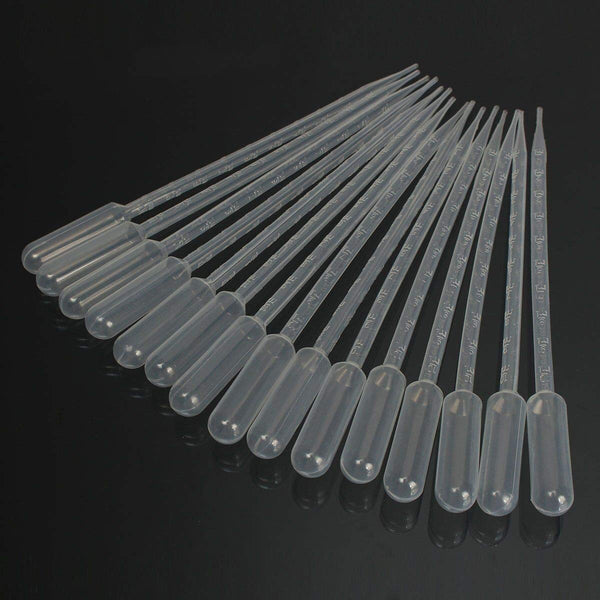 100PCS 10ml Transfer Pipettes, Disposable Calibrated Liquid Droppers for Science Laboratory