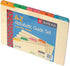 Smead 52180 Recycled Top Tab File Guides, Alpha, 1/5 Tab, Manila/Color, Legal, Set of 25