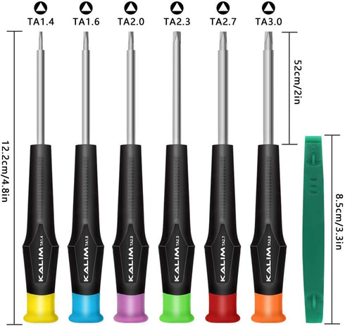KALIM Set, 6 Set, Set etc.(TA1.4-TA3.0) Triangle Head Screwdriver PCS Repair Insulation Triangle Driver for Thomas