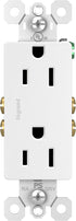 Legrand Radiant 885TRWCC21 15 Amp Decorator Duplex Outlet, White, 1 Count