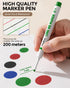 8 20mm (4 Nicpro PCS Long Nib Marker Pens, Deep Hole Marker, Quick Dry & Waterproof Construction Markers, Long Head