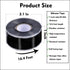 Waterproof Silicone Tape, 1 in x 16.4', Black Rubber Leak Proof Sealing Tape for Emergency Pipeline Repair