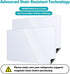 Magnetic Dry Erase White Boards for Refrigerator, 2 Pack 17”x12” Menu Organizer Boards with Markers and Eraser
