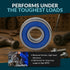 PGN (10 Pack) R6-2RS Bearing - Lubricated Chrome Steel Sealed Ball Bearing - 3/8" x 7/8" x 9/32 with Rubber Seal & High