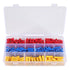 300PCS Butt Splice Crimp Connectors, Insulated Electrical Straight Wire Terminal Connectors 10-22AWG Assorted Terminals