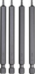 Mayhew Tools 19525-4 USA Metric Ball Hex Power Bit, 2mm x 3.5", 4-Pack by Mayhew Tools