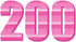 deegtran 200 Pack No Bleed Hot Pink Barrel Click Pens, Wholesale Retractable Ballpoint Pens with Smooth Ink, 1.0MM