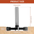 SPYMXGS Spoilboard 1/4 Inch 1.5 inch CNC Surfacing Router Bit Shank, Cutting Dia Slab Flattening Router Bit, Wood