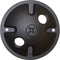 Nuvo Lighting SF76/666 Two Light Die Cast Aluminum Outdoor Landscape Lighting Security Flood Mounting Plate, Dark Bronze