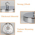 Helunsi 4-3/4 Inch 20lbs Ceiling Canopy Kit, Silver Chandelier Pendant Light Canopy Kit, Ceiling Light Cover Plate