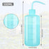 Tatoo Lash squeeze Bottle,Safety Rinse Bottle, Plastic Squeeze Medical Lab Washing Bottle (Pink &Blue, 500ml) by Mekupeu