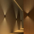 1-Pack 2700K LANDGOO Wood Step Light with Motion Sensor, Rechargeable Stair Night Light, Beech Wood Warm White LED Wall
