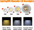 2inch Dimmable 3W 4000K-4500K, CRI80, 25W 220LM Bulbs (4 Pack) LightingWill LED Downlight, COB Recessed Ceiling Light