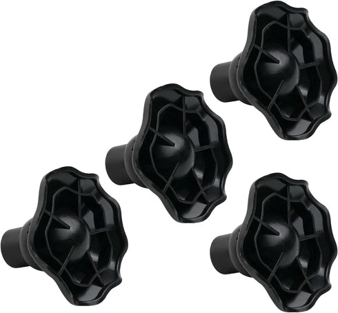 Pumixiy 4pcs (16mm) Non Slip Chair Leg Mats for Outdoor Folding Chairs Plastic Foot Covers with Adjustable Angle Design