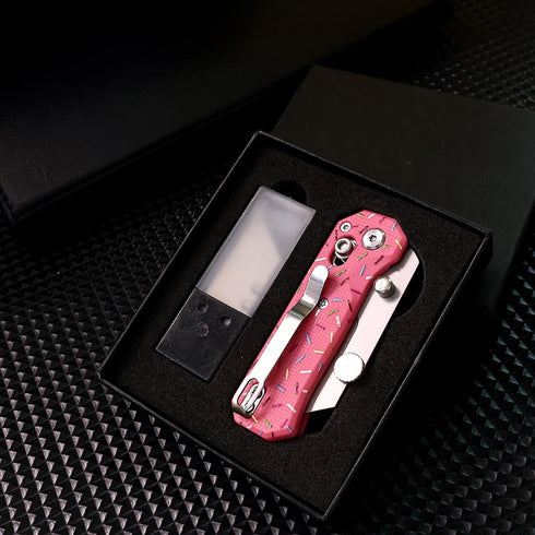 10pcs Office supplies With Blade Folding Utility Knife, Quick Change Box Cutter with Rail Lock, EDC Razor Knife