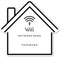 Magnetic WiFi Password Whiteboard Magnet | VRBO Airbnb Dry Erase Board for Guests | Modern Room Décor