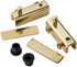 Glass Door Pivot Hinge, Satin Black, Pair