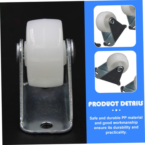 8pcs 1-Inch ABOOFAN Heavy Duty PP Nylon Swivel Caster Wheels Directional Furniture Casters for Carts Trolleys