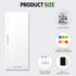 Magnetic Dry Erase Whiteboard Paper, 12 x 8 Inch Self Adhesive Magnetic Dry Erase Board Sticker for Wall