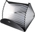BTSKY PU Leather Expanding File Folders - 13 Pockets A4 Letter Size Accordion Business Document Organizer with