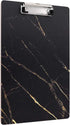 WAVEYU Hardboard Office Clipboard, Decorative Marble Design Clipboard for Students and Office Use