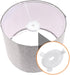 8pcs E27 OIIKI Lamp Shade Adapter Ring, White Lamp Shade Reducer Rings, Plastic Lampshade Adapter Converter Replacement