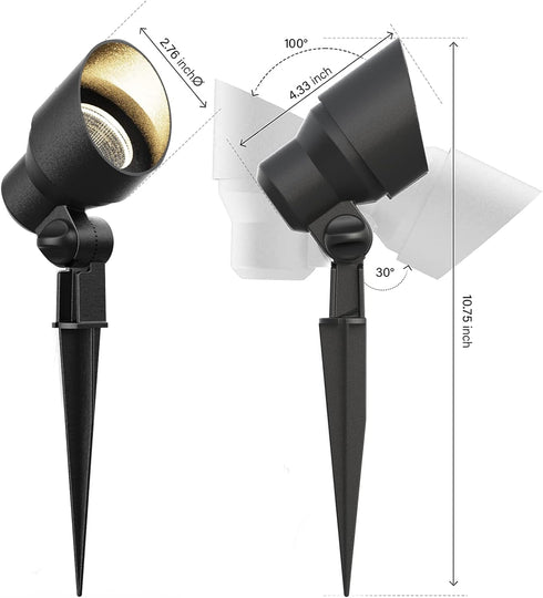 Malibu Low Voltage Landscape Lighting 20W Outdoor Spotlight G4 Halogen Bulb