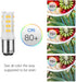 2-Pack Sewing Machine Light Bulb, Double Contact Warm White 2700-3000K, 15T7DC Base Replacement for Singer/Kenmore