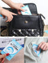 XICHEN Pack 50PCS 40cmx48cm - Pocket Size Disposable Plastic Toilet Seat Covers Travel Individually Wrapped