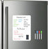 Magnetic Whiteboard for Fridge, Small Dry Erase Board with 4 Markers & 1 Eraser, 8.5 x 11 for Home & Office