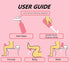 AQUAMASTER 2PCS- 650ml 22oz Big Portable Bidet Peri Bottle for Postpartum Essentials, Feminine Care Perineal Wash