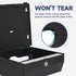 250 AK5180 10.6"x3.9") AIKE Sheets Compact Multifold Wall Mount Paper Towel Dispenser,Stainless Steel Black (Max Folded
