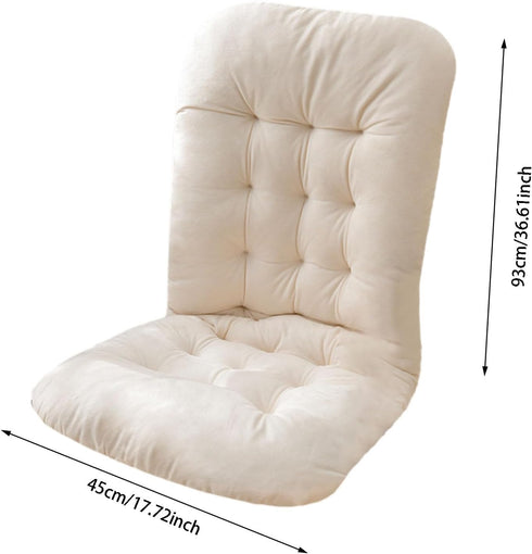 Generic Rocking Chair Cushions, Non-Slip Desk Chair Cushion, Rocking Office Chair Pad with Ties, High Back Patio