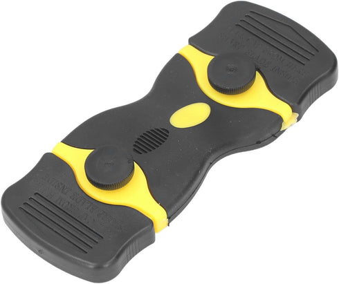 2 in 1 Scraper Tool, Ergonomic Handle ABS Metal Plastic Blades Razor Scrapers 2Pcs for Boat (Black+Yellow)