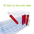 50Pcs Clear Plastic Test Tubes with Rack, 16 x 100mm Tubes with Caps for Scientific Experiments and Storage