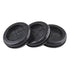 6 Pack Rubber Grommet, 2" Inside Diameter, 2-3/8" Drill Hole Firewall Plug for Wire Protection, Double Sided Round