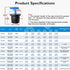 Mechanical Seal, Cleanout Pipe Plug, Expansion Rubber Scupper Plugs for 1-5/16" to 1-9/16" Pipes