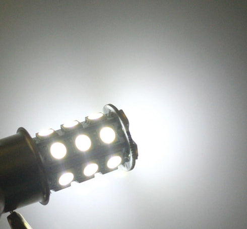 ShuoHui 6V BA20D H6 Bulb 6000K DC White LED SMD Motorcycle MotorBike Moped ATV Headlight