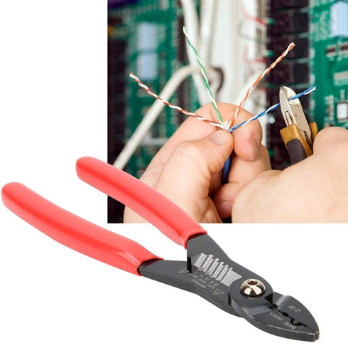 Wire Stripper, 4 in 1 Multi-Purpose Electricians Pliers, 12-20 AWG Cable Stripping Crimping Tool