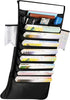 Zerodis Hanging Storage Bag Desk Side Organizer Large Capacity Oxford Fabric Book
