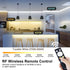 Wefomey Dimmable 24V 2700K-6500K (1 131ft) White LED Strip Lights, Bright Flexible Tape Light with Remote and App