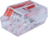 YXQ 2 Port Push-in Wire Connector PCT-252, Transparent Wall Nut for Junction Boxes, 50pcs, 18-12AWG Wires